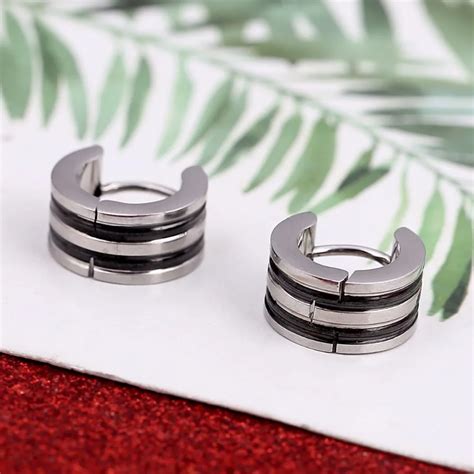 chanel stainless steel earrings|stainless steel earrings near me.